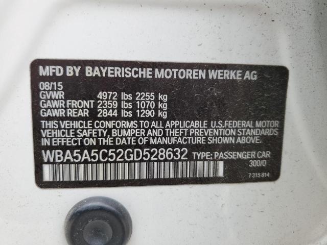 WBA5A5C52GD528632 BMW 528 I