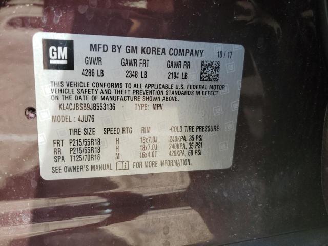 KL4CJBSB9JB553136 Buick Encore Preferred Ii