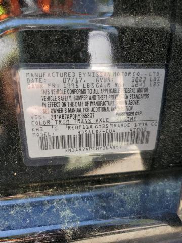 3N1AB7AP0HY365897 Nissan SENTRA S