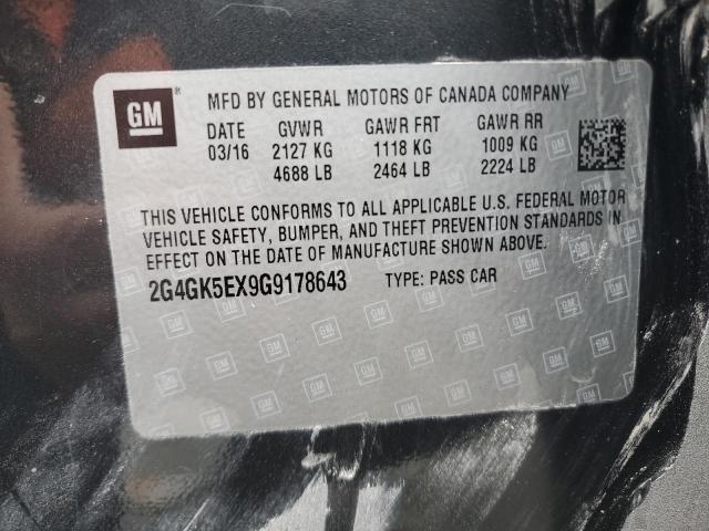2G4GK5EX9G9178643 Buick Regal