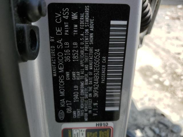 3KPA24AB9JE050524 KIA RIO LX