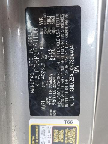 KNDJ23AUXN7804404 KIA SOUL LX