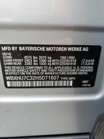 WBXHU7C32H5D71607 BMW X1 Sdrive28i