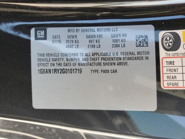 1G6AN1RY2G0101719 Cadillac ATS-V
