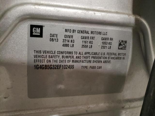 1G4GB5G32EF102499 Buick Lacrosse