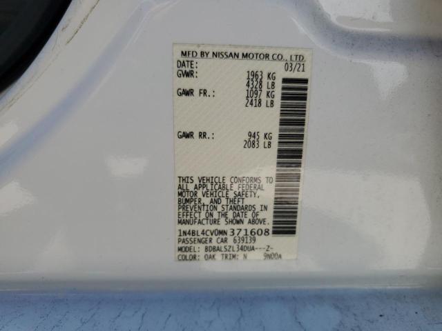 1N4BL4CV0MN371608 Nissan ALTIMA SR