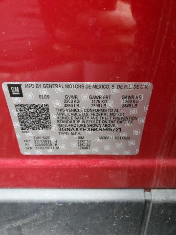 3GNAXYEX6KS595721 Chevrolet EQUINOX PR