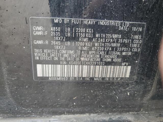 4S4BSETCXH3291022 Subaru Outback Touring