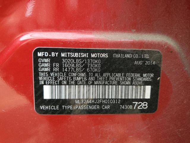 ML32A4HJ2FH010312 Mitsubishi MIRAGE ES