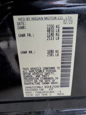1N4BZ1CP6LC304200 Nissan Leaf Sv Plus