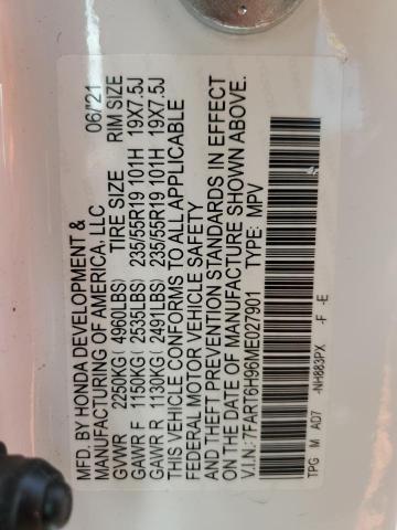 7FART6H96ME027901 Honda Cr-v Touring
