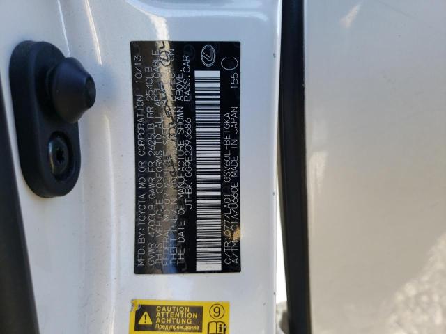 JTHBK1GG9E2093686 Lexus ES 350