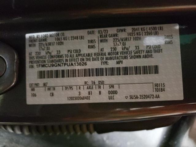 1FMCU9GN7PUA13026 Ford Escape Active