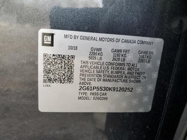 2G61P5S30K9120252 Cadillac Xts Premium Luxury