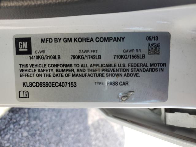 KL8CD6S90EC407153 Chevrolet SPARK 1LT