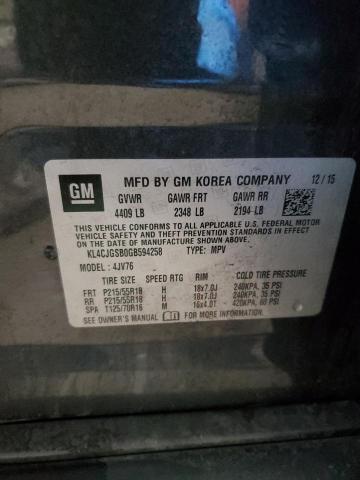 KL4CJGSB0GB594258 Buick Encore