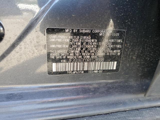 JF2GUADC0R8328998 Subaru Crosstrek Premium