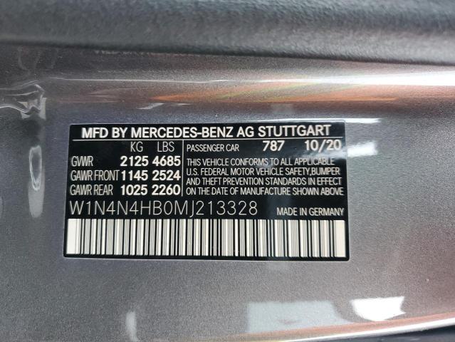 W1N4N4HB0MJ213328 Mercedes-Benz Gla 250 4matic