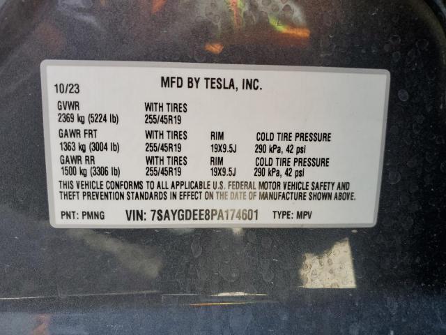 7SAYGDEE8PA174601 Tesla Model Y