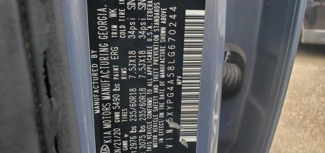 5XYPG4A58LG670244 KIA SORENTO S