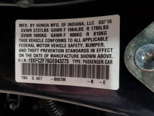 19XFC2F76GE043275 Honda CIVIC EX