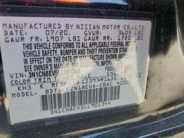 3N1CN8EV5LL901344 Nissan VERSA SV
