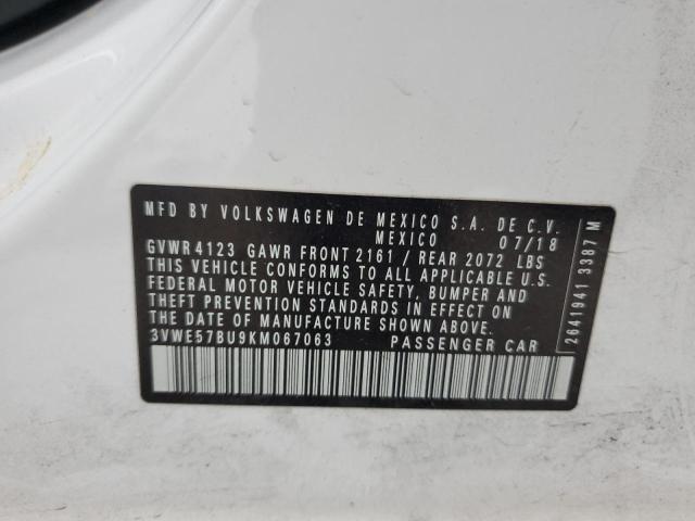 3VWE57BU9KM067063 Volkswagen JETTA SEL