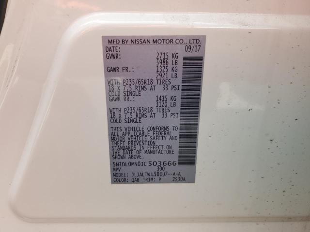 5N1DL0MN0JC503666 Infiniti QX60