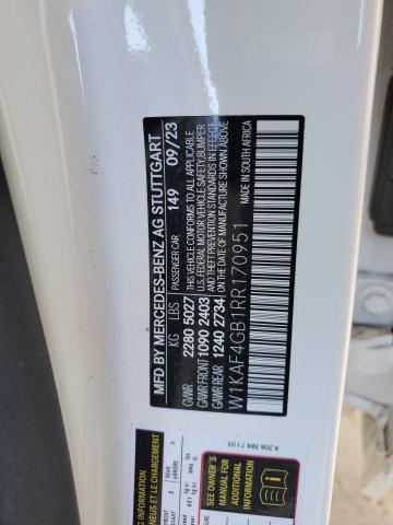 W1KAF4GB1RR170951 Mercedes-Benz C 300