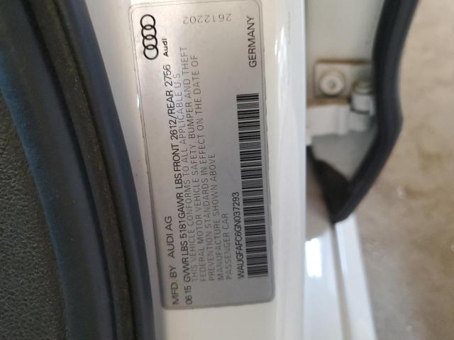WAUGFAFC6GN037293 Audi A6 Premium Plus