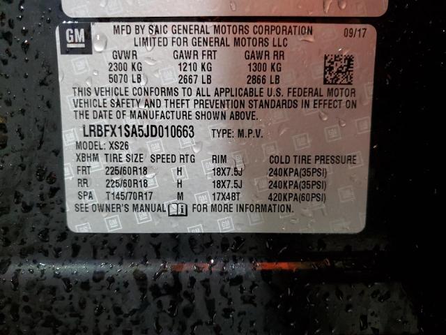 LRBFX1SA5JD010663 Buick Envision Essence