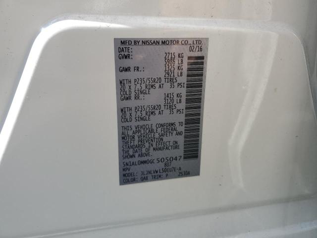 5N1AL0MM0GC505047 Infiniti QX60
