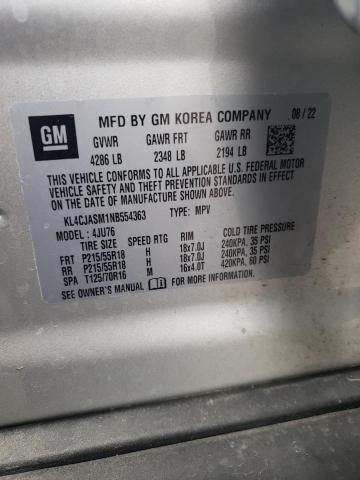 KL4CJASM1NB554363 Buick Encore Preferred