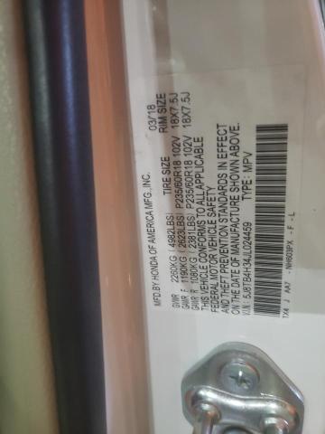 5J8TB4H34JL024459 Acura RDX