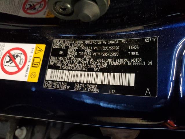 2T2BZMCA5HC083349 Lexus Rx 350 Base