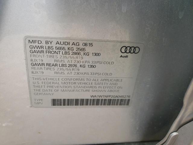 WA1W7AFP2GA045276 Audi Q5 Prestige S-line