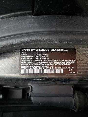 WBY1Z4C57EV275432 BMW I3 REX