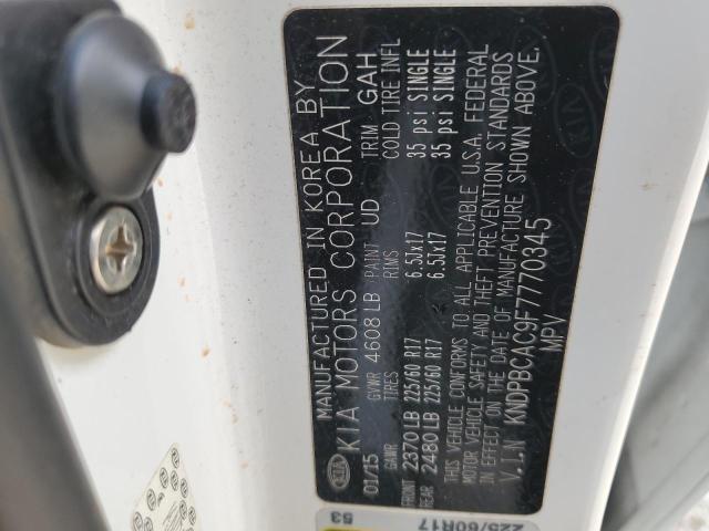 KNDPBCAC9F7770345 KIA Sportage Lx