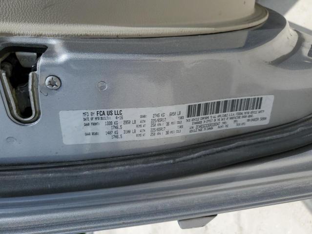 2C4RDGCG3GR339347 Dodge Grand Caravan Sxt