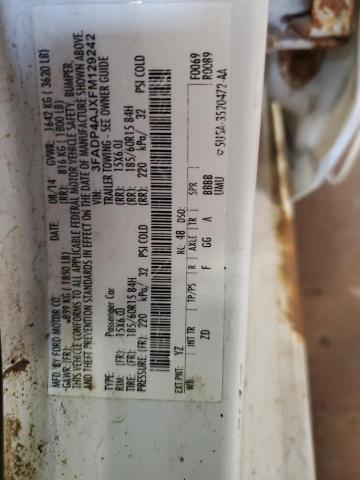 3FADP4AJXFM129242 Ford FIESTA S