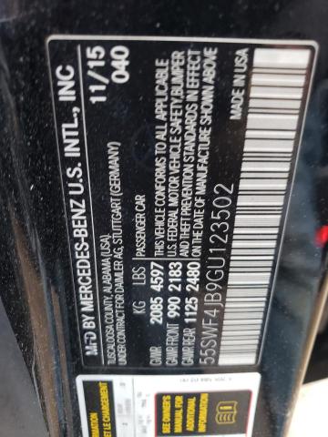 55SWF4JB9GU123502 Mercedes-Benz C 300