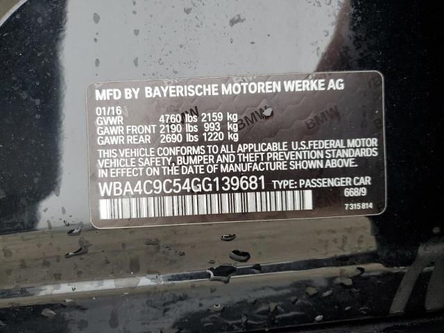 WBA4C9C54GG139681 BMW 428 Xi Gran Coupe Sulev