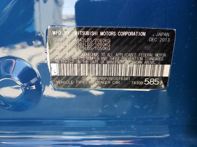 JA32W8FV6EU016341 Mitsubishi Lancer Evolution Gsr