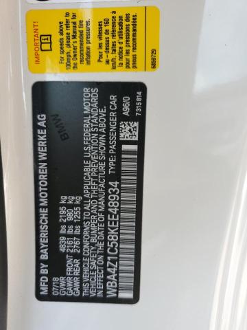 WBA4Z1C58KEE48934 BMW 430I