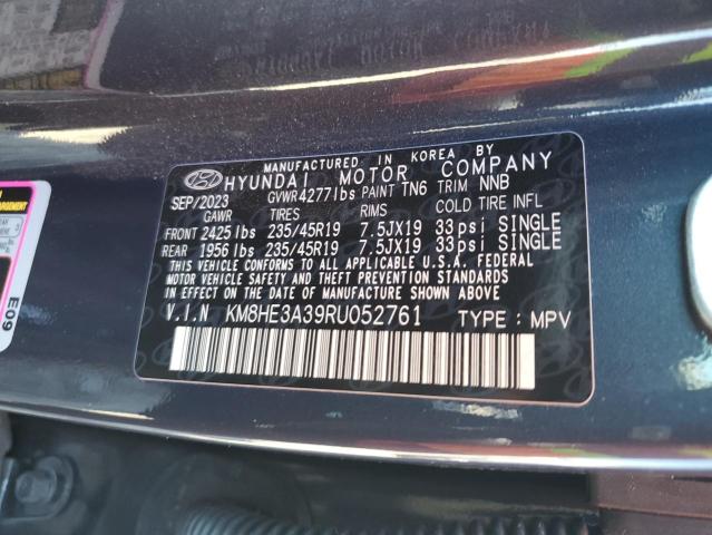 KM8HE3A39RU052761 Hyundai Kona Limited