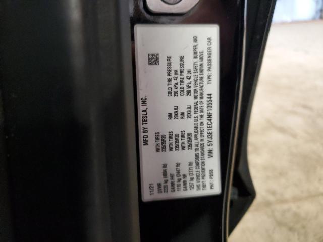 5YJ3E1EC4NF105544 Tesla MODEL 3
