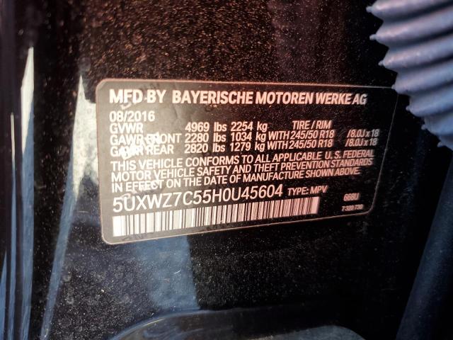 5UXWZ7C55H0U45604 BMW X3 Sdrive28i