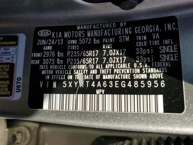 5XYKT4A63EG485956 KIA SORENTO LX