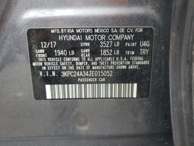 3KPC24A34JE015052 Hyundai ACCENT SE