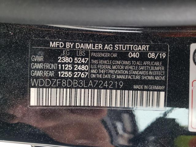 WDDZF8DB3LA724219 Mercedes-Benz E 350